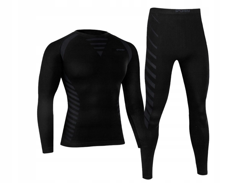 Bielizna termoaktywna Spokey Windstar 946254 (rozmiar M/L) Czarny