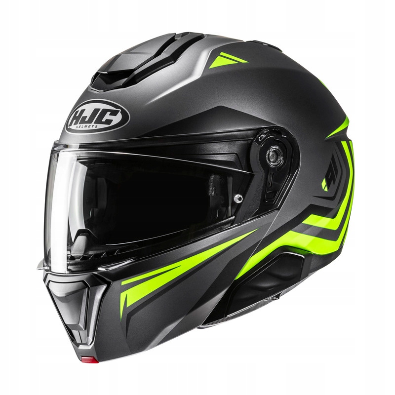 Motocyklová Prilba Hjc I91 Tricus Black Yellow L