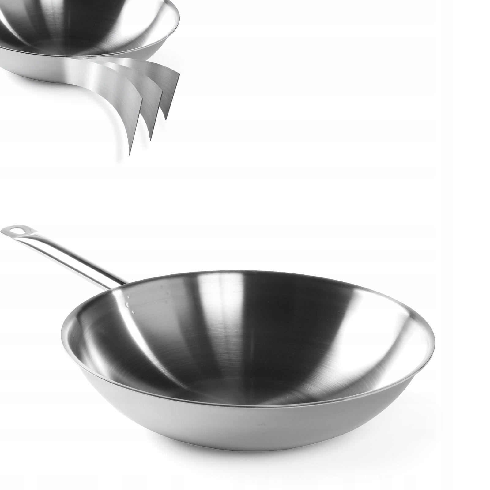 Wok 3-PLY pánev bez víka Hendi 839003