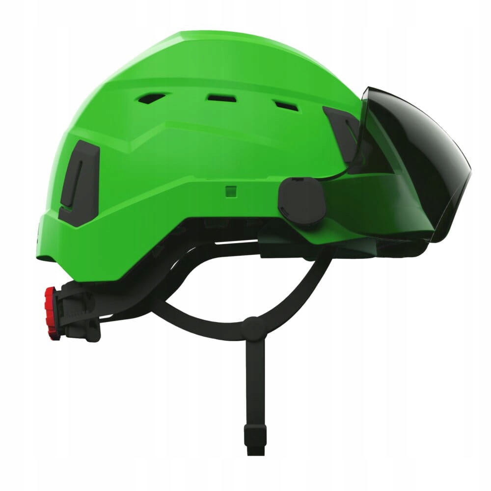 Hełm Protekt Atra 40V S42 Wizjerka Wentylacja Więźba Obrotowa Zielony