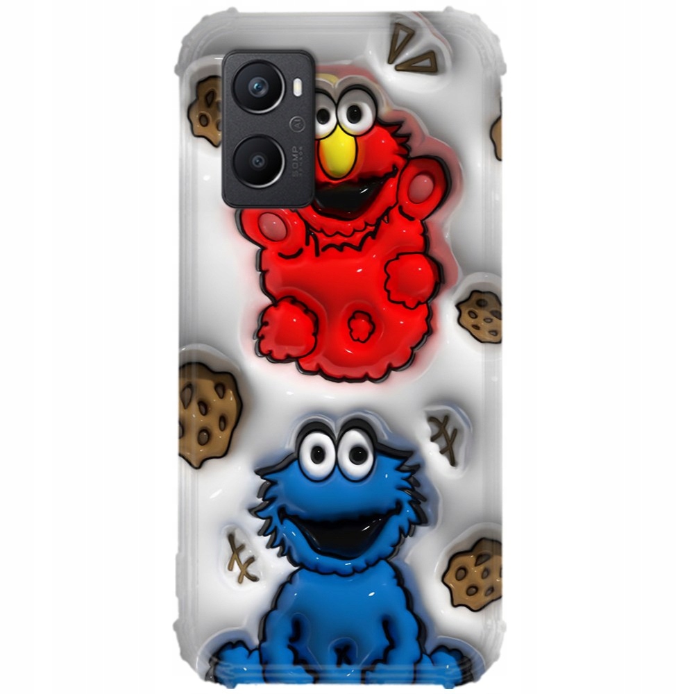 

Etui Anti-shock do Oppo A96 4G Trójwymiar 3D