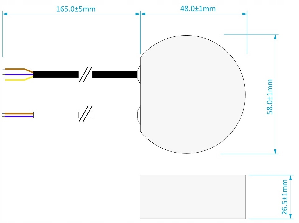 Zasilacz 12V Dopuszkowy 30W 2.5A LED Do Puszki Puszkowy DC IP66 Hermetyczny EAN (GTIN) 6922258273705