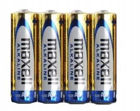 

4x Maxell Bateria Alkaliczna Aa LR6 R6 Tray 4szt