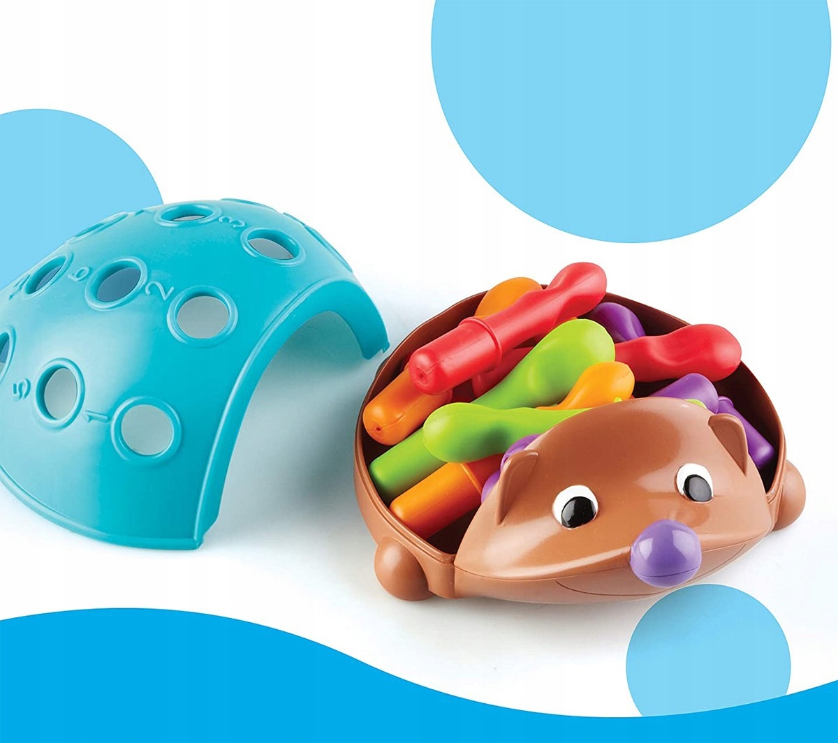 Jeżyk sorter Montessori nauka motoryczna układanka edukacyjna nauka liczeni Materiał plastik