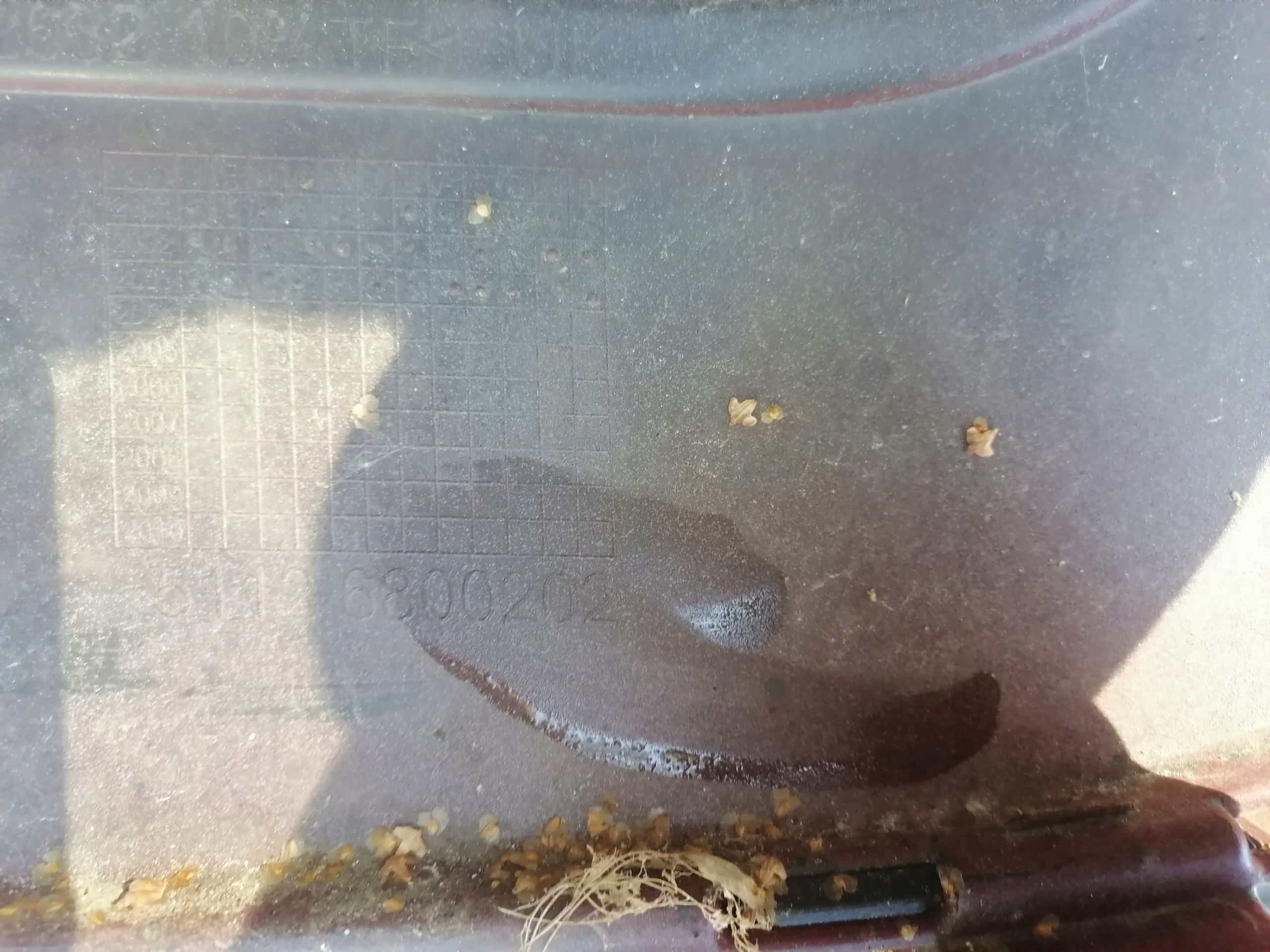 bumper rear part MINI COOPER R50 6800202