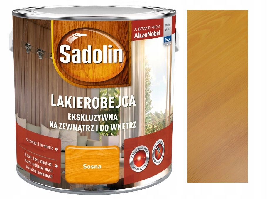 Sadolin Exkluzívna Laková Farba 2,5 L Borovica