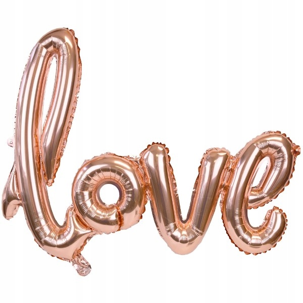 

79cm napis love balon miłość Rose gold Walentynki