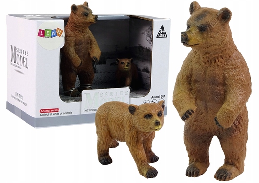 

Zestaw 2 Figurek Niedźwiedź Brunatny z Młodym