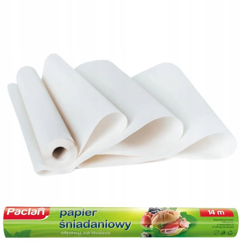 

Papier śniadaniowy rolka do pakowania kanapek 14m