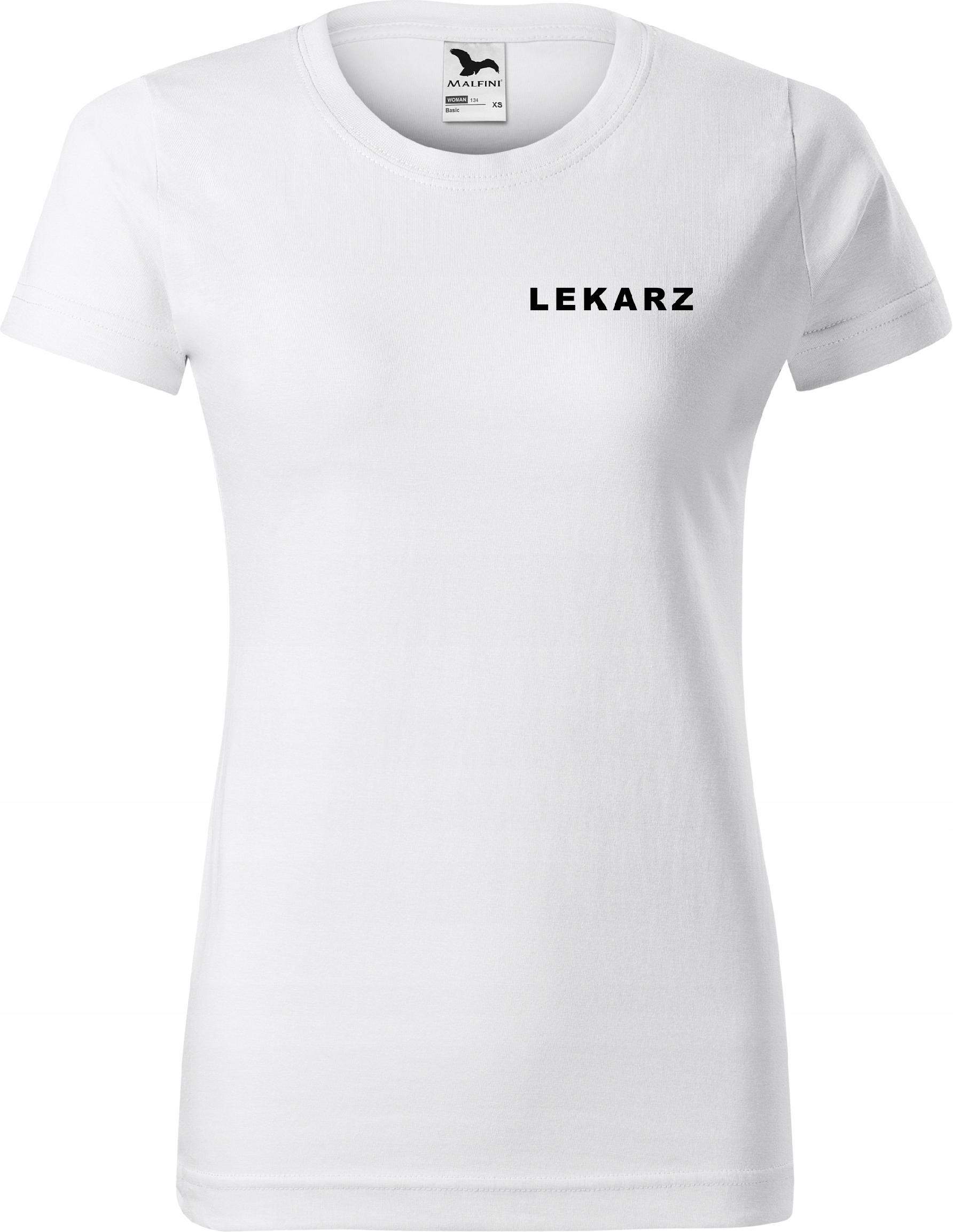 

Damska koszulka medyczna t-shirt nadruk Lekarz Xs
