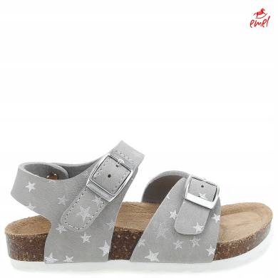 EMEL SANDAŁKI E 1903-5 Szary gwiazdki R 26 Marka Emel