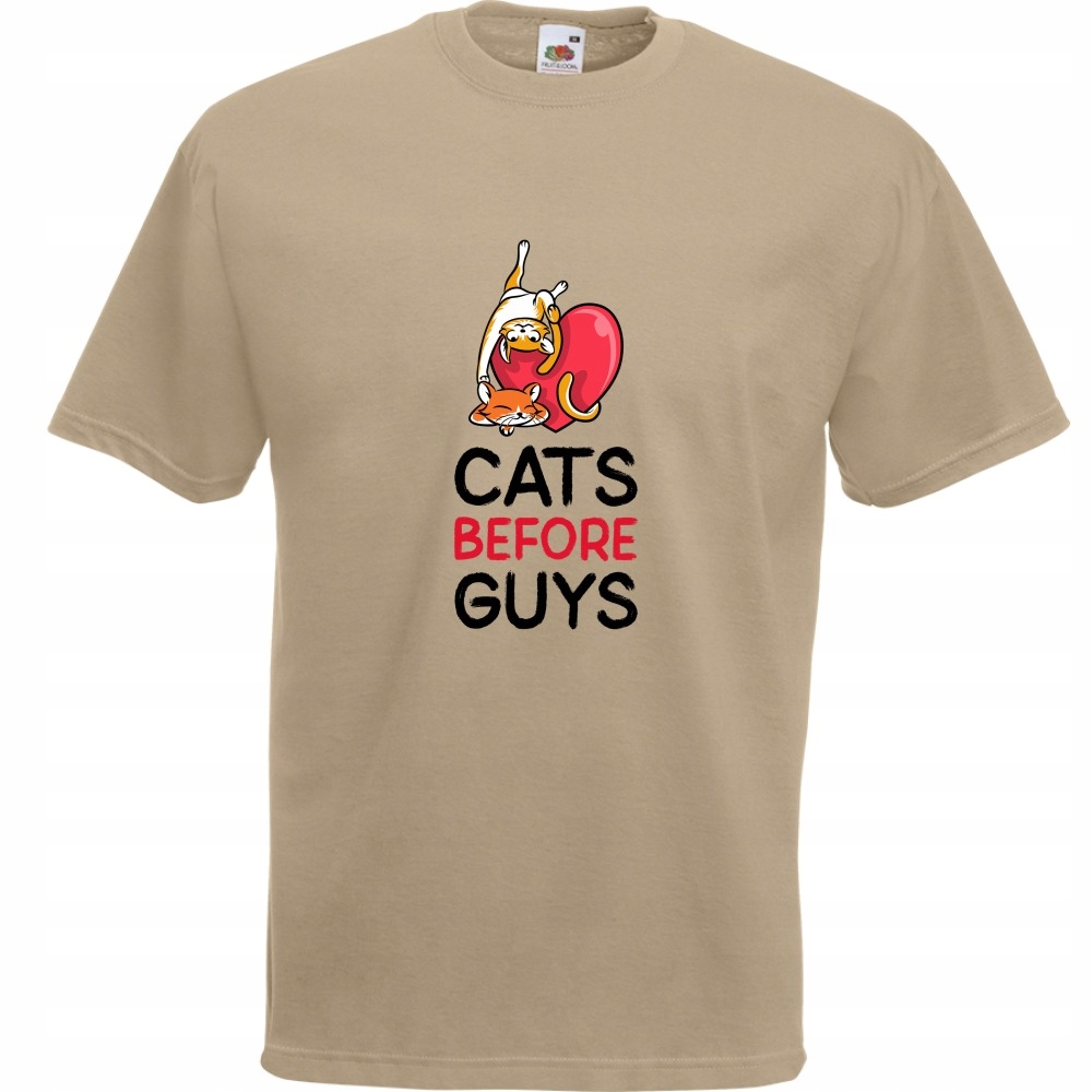 

Koszulka cats before guys kociarz kot XL khaki