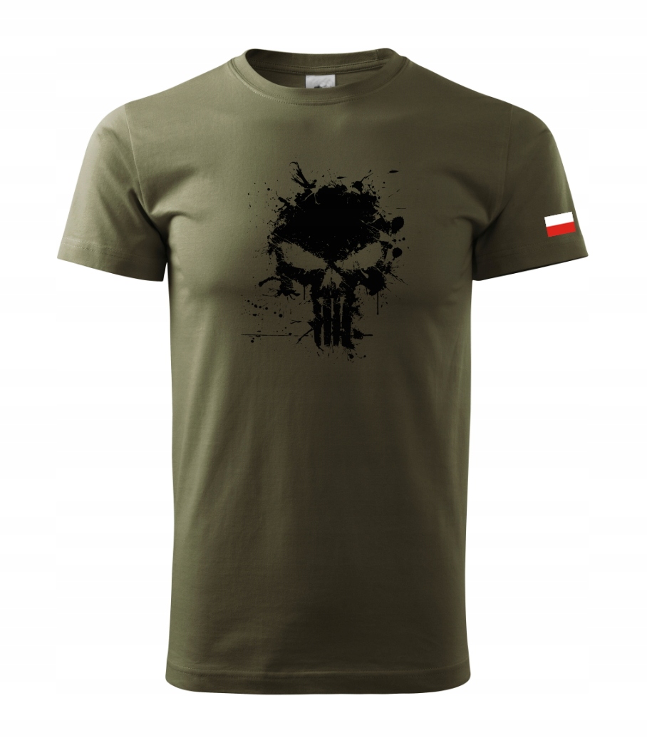 

Koszulka Militaria, Khaki, Flaga Polska