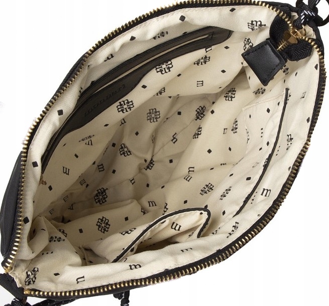 TOREBKA NA RAMIĘ LISTONOSZKA MONNARI PASEK LOGO Materiał dominujący poliester