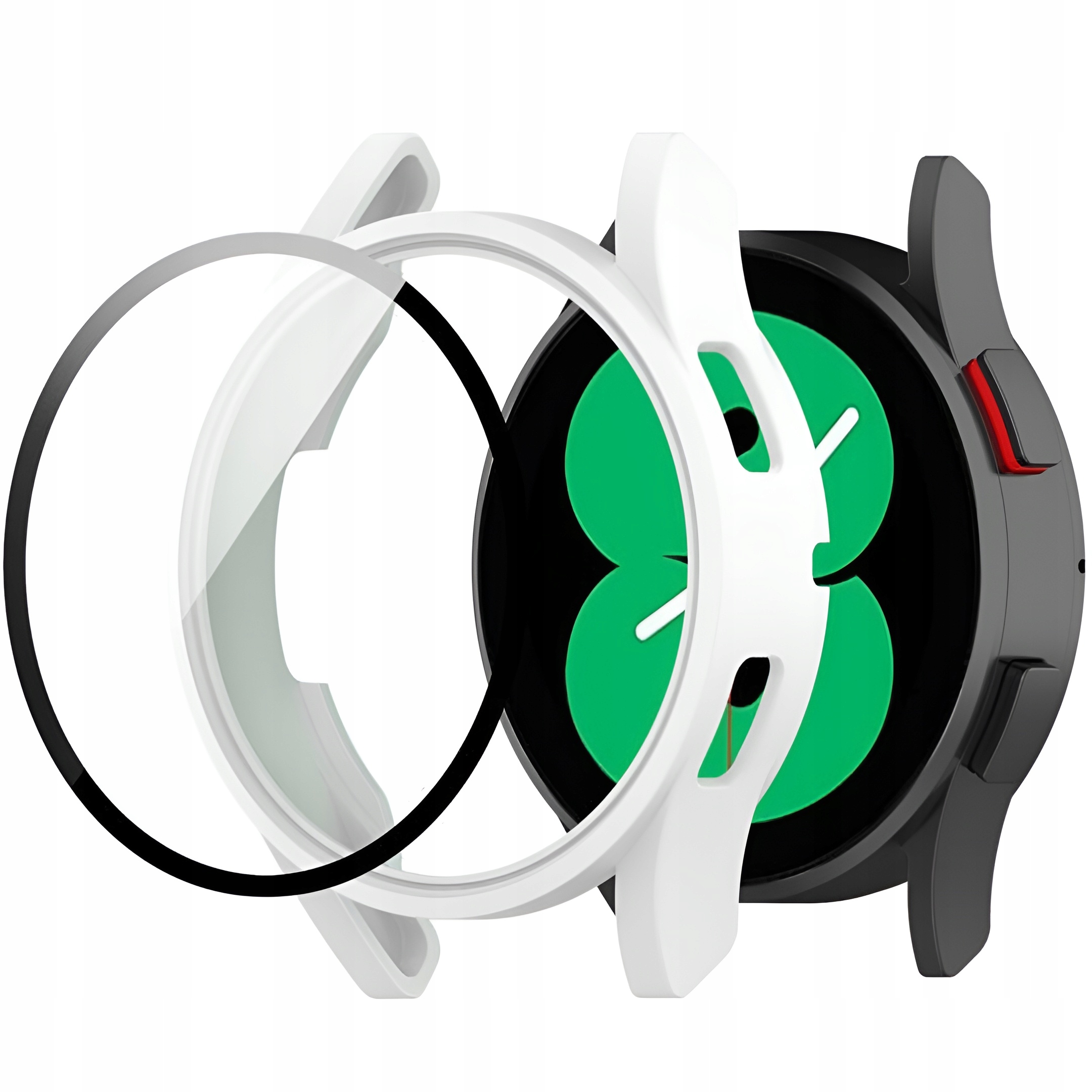 ETUI + SZKŁO DO SAMSUNG GALAXY WATCH 4 5 44mm ODPORNY CASE 2w1 8 KOLORÓW