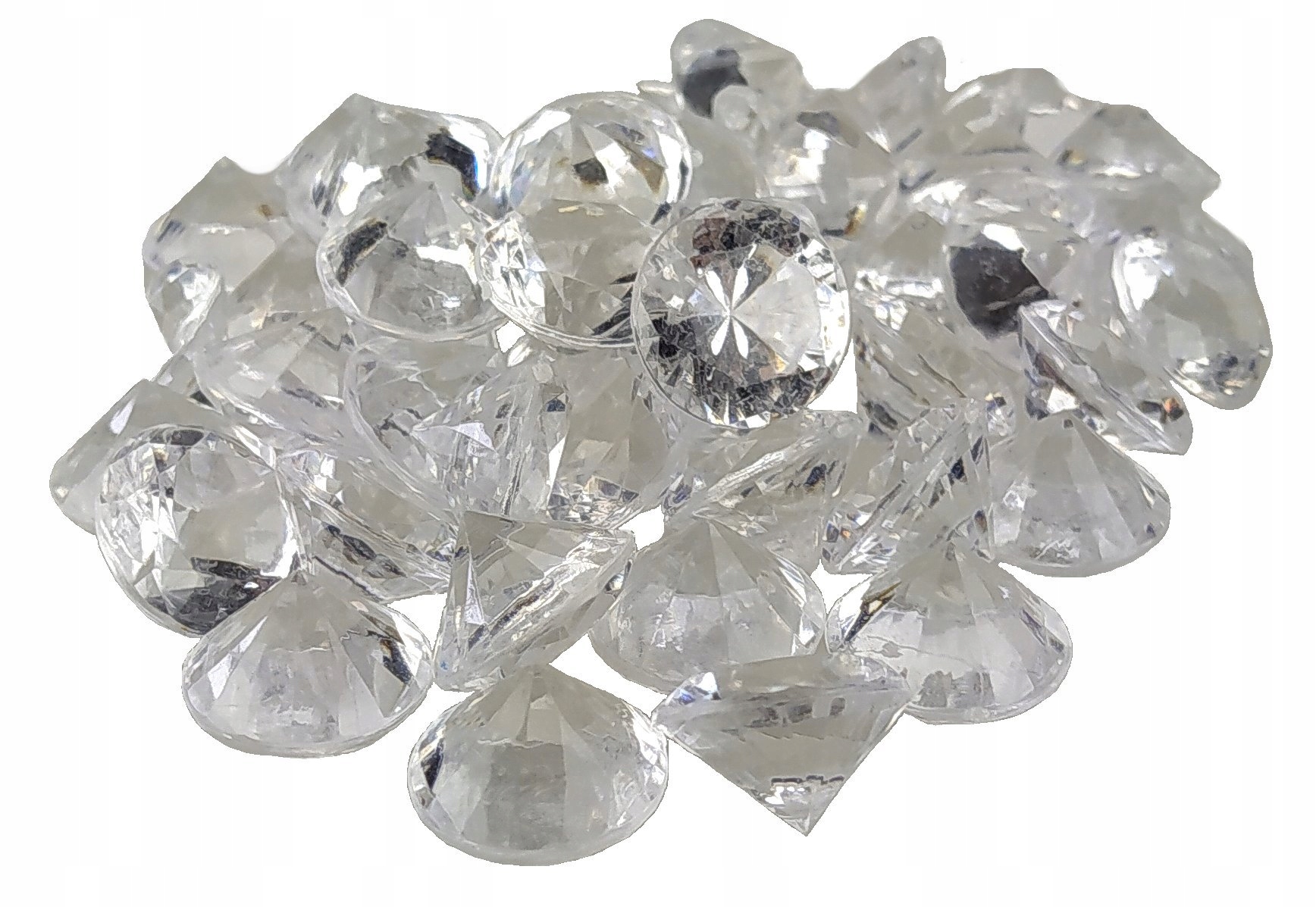 

Diamenty Kryształki wesele ślub 20mm 50szt. kolory