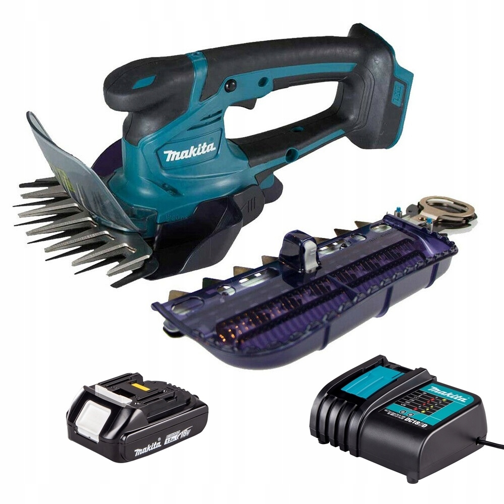 Nożyce Aku 18V do trawy/żywopłotu Makita DUM604SYX Aku 1,5Ah ładowarka