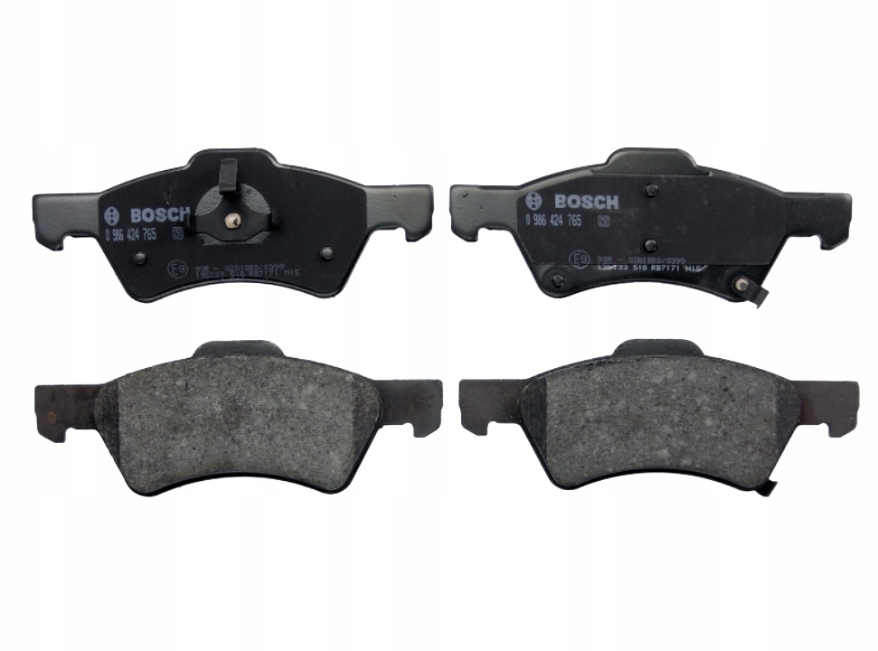 přední brzdové destičky Chrysler Grand Voyager 2001-2007 Bosch