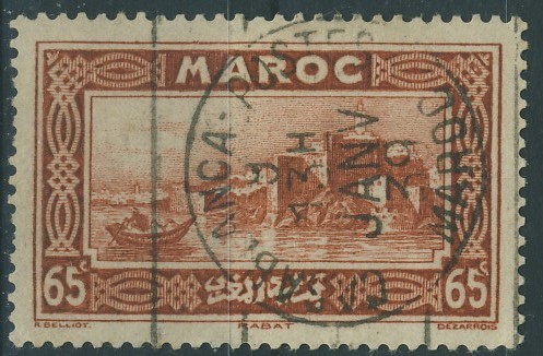 Kolonie fr. Maroc 65 cent. - Rabat