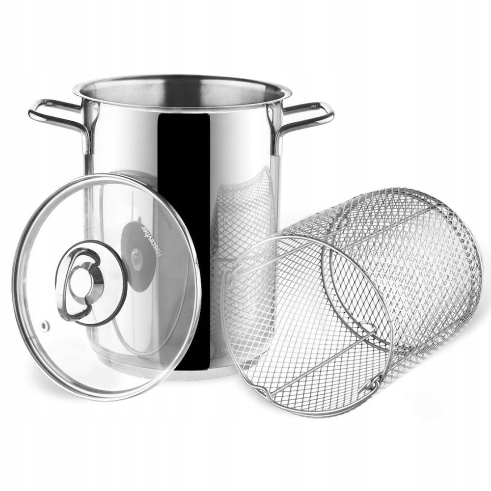 Hrniec Na Špargľu Makaron na špargľu a cestoviny šunkovaru, vysoké sitko