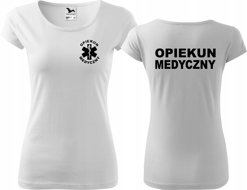 

Koszulka Pure Opiekun Medyczny Biała L