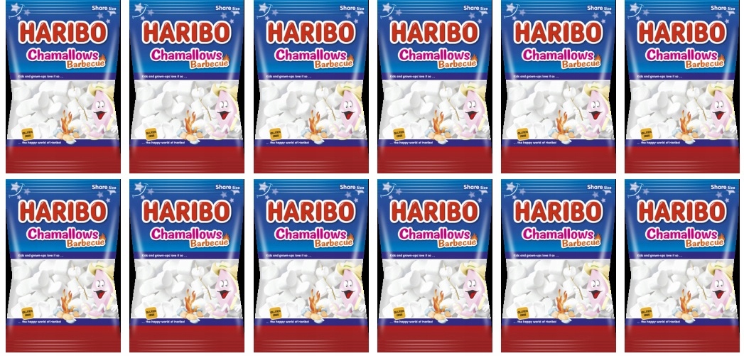 12x 175g Haribo Chamallows Barbecue pianki Karton