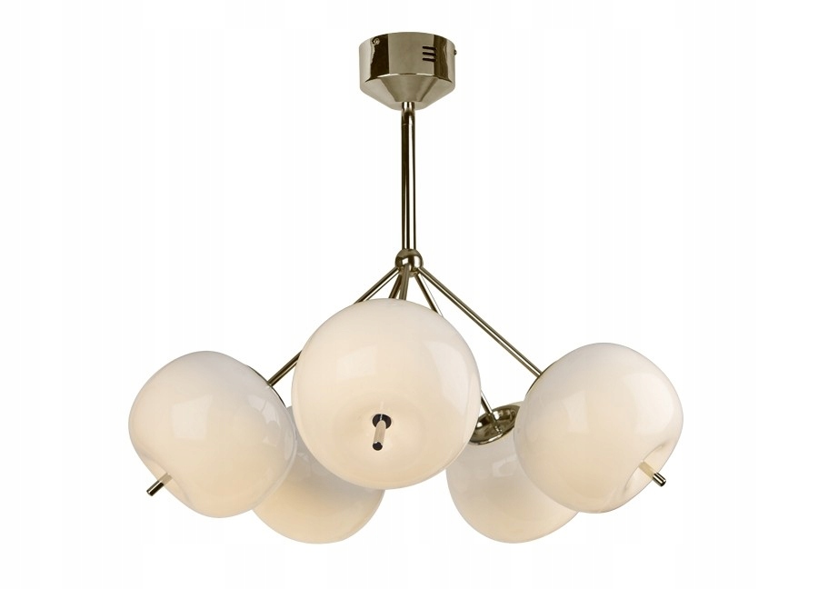 Lampa Jablko MC5069-5 strieborná, päť tienidiel