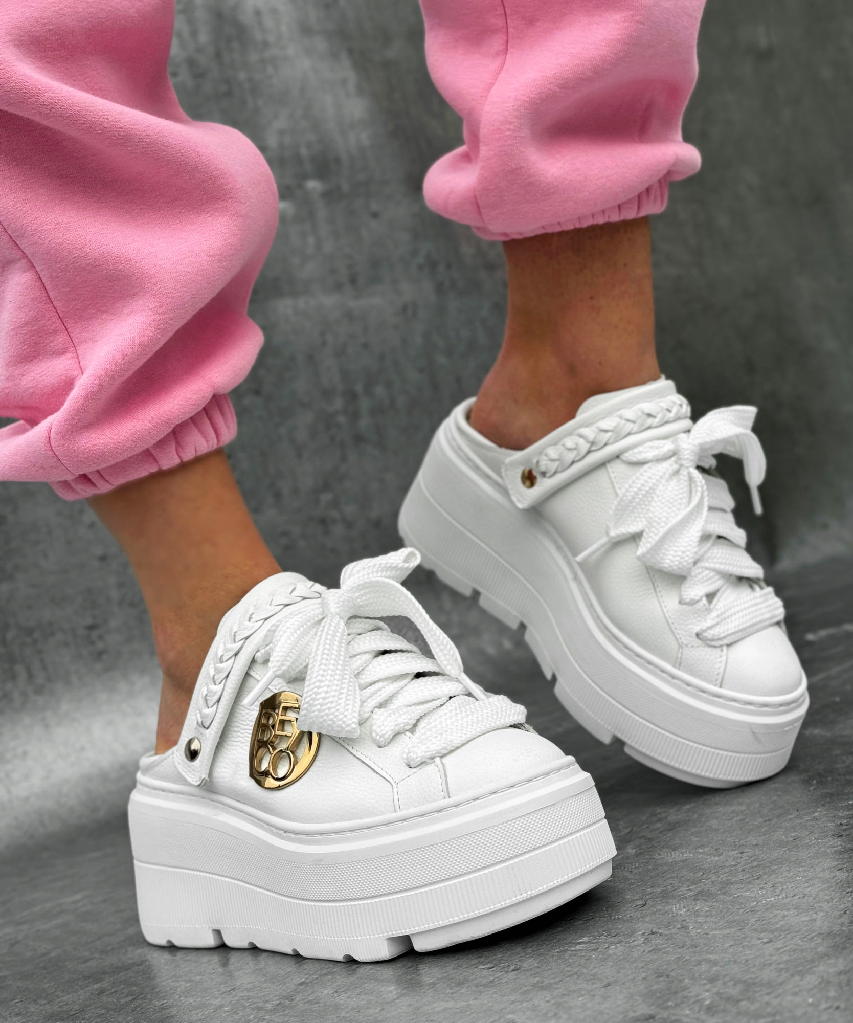 Beyco klapek sneakers sn37 biały 36-41 Rozmiar 36