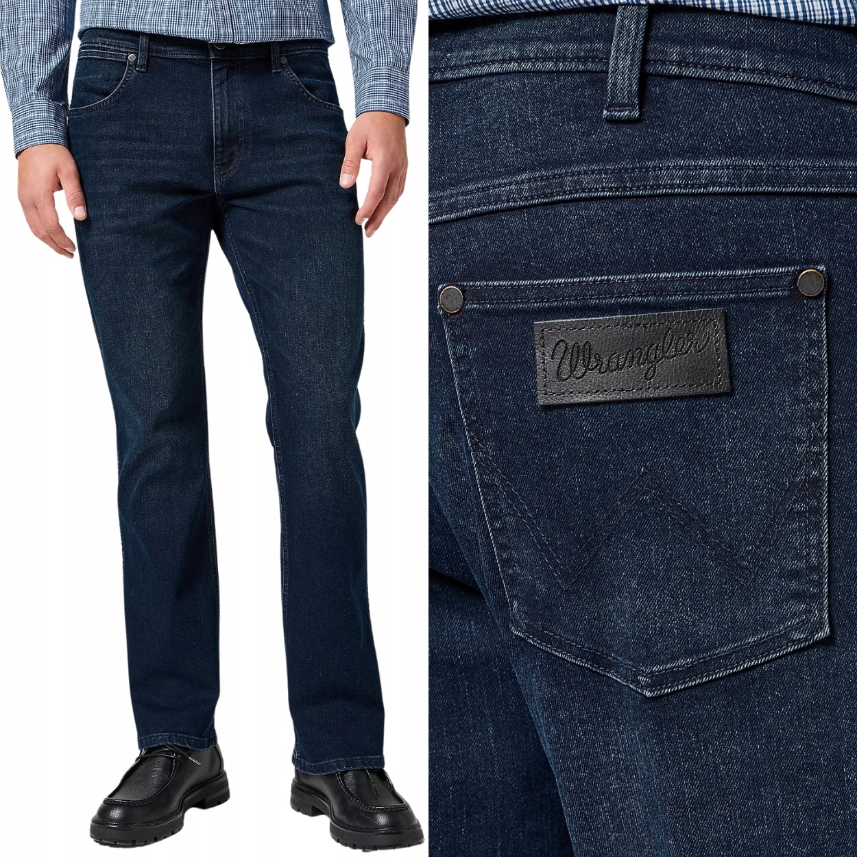 Wrangler Horizon bootcut Onyx Wash džíny s rozšířenými nohavicemi W36 L34