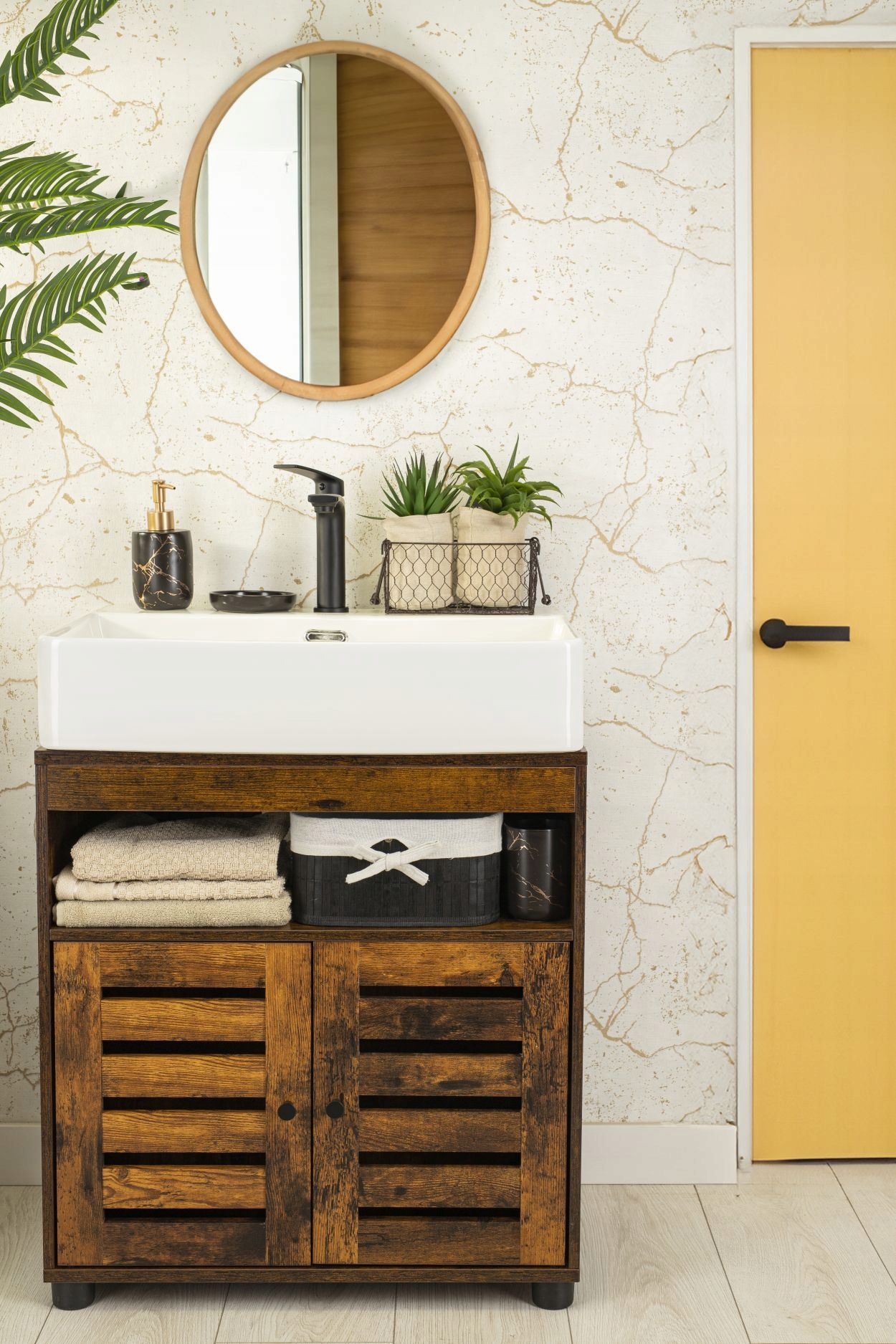 Solidna szafka regał stojący pod umywalkę LOFT Rodzaj stojące