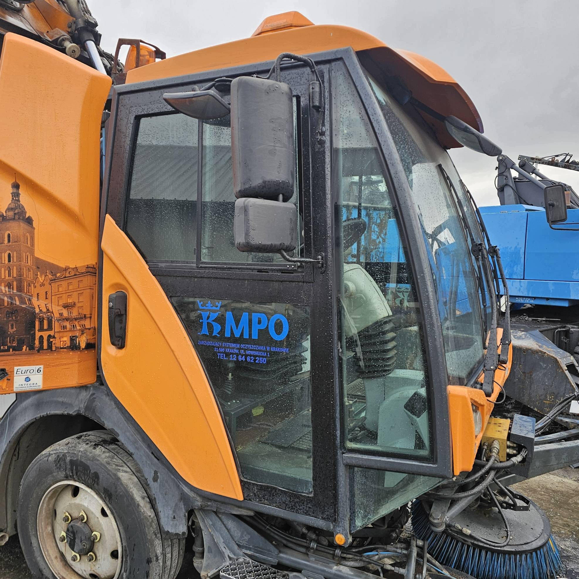 KABINA JOHNSTON CN401 CN 401 ZAMIATARKA