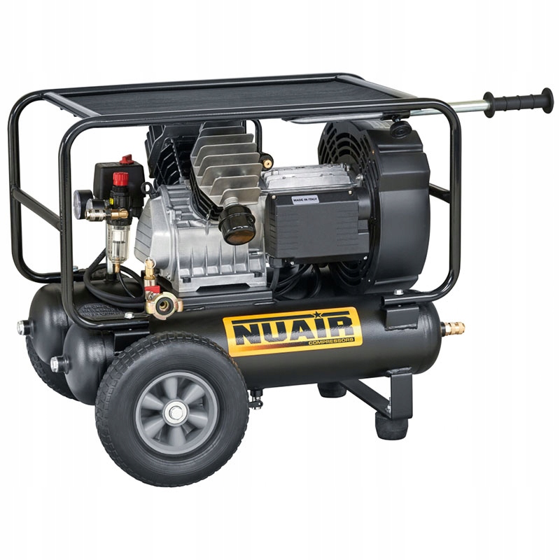 Kompresor 2-tłokowy, olejowy 'NU AIR' 3KM, 2200W 22L (2 x 11L) 350L/min GVM
