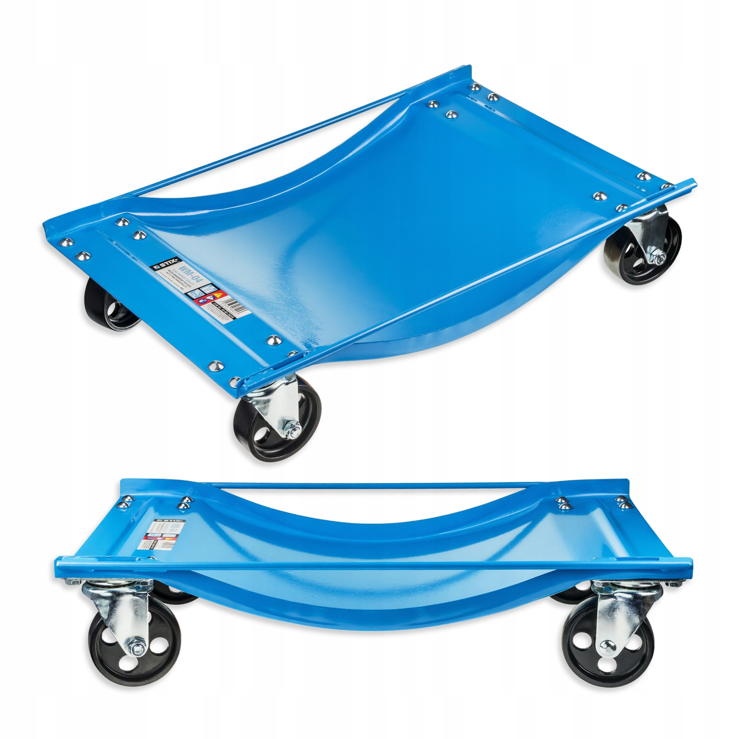 Wózki Rolki 2x 500 kg Warsztatowe Serwisowe Pod Koła Auta Samochodu Stix