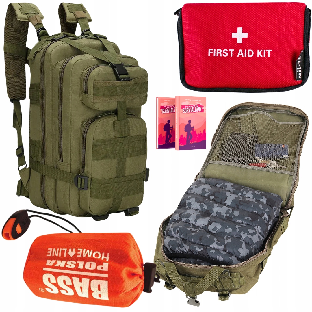 Gotowy Zestaw Podróżny 3W1 Dla Harcerza Chłopca Podróżnika