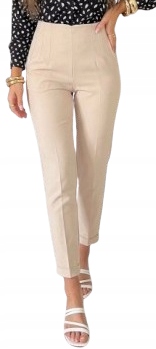 Elegantní Doutníkové Kalhoty S Vysokým Pasem vel. L-lulumary Paris