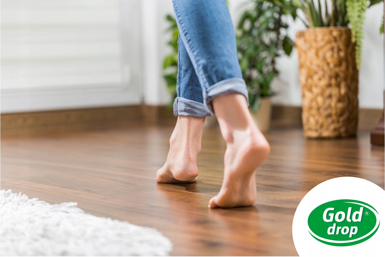 Płyn do Mycia Podłóg Uniwersalny Kwiat Pomarańczy Marka GOLD DROP