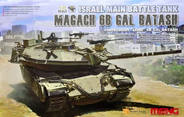 Izraelský hlavní bitevní tank Magach 6B Gal Batash 1:35 Meng TS040