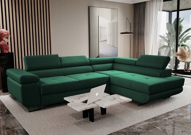 Narożnik ALI Rozkładany Rogówka Sofa Łóżko Kanapa