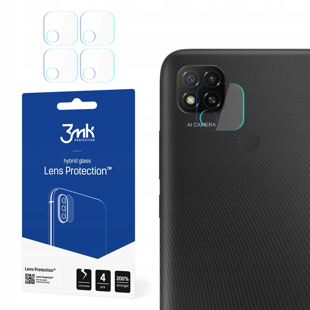 

Szkło na obiektyw aparatu do Xiaomi Poco C3 - 3mk