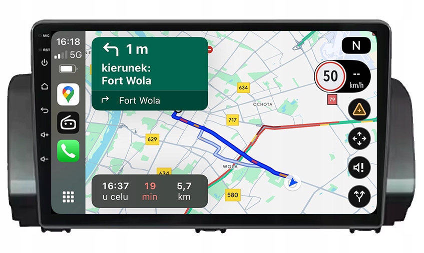 Dacia Sandero 2020+ Stepway Rádio Navigace Android Aplikace Carplay Duduauto