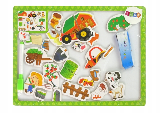 

Dwustronna Układanka Magnetyczna Farma