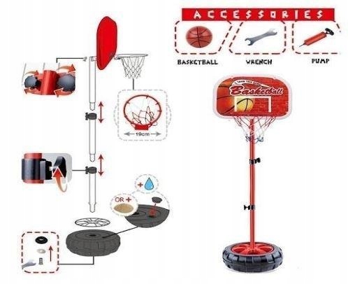 ZESTAW DO KOSZYKÓWKI, MAKSIK
