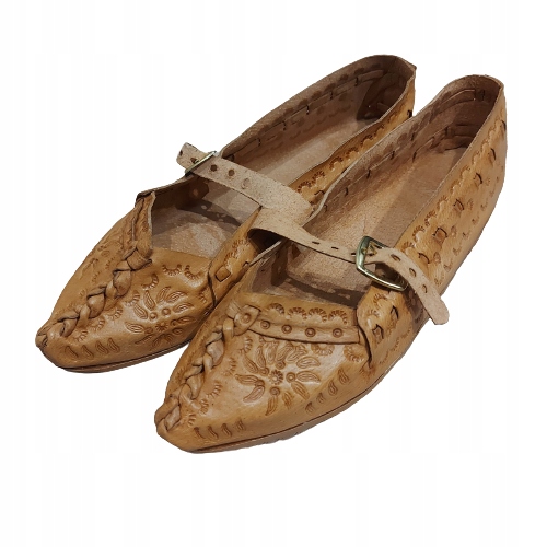 Kierpce GÓRALSKIE Skórzane 39