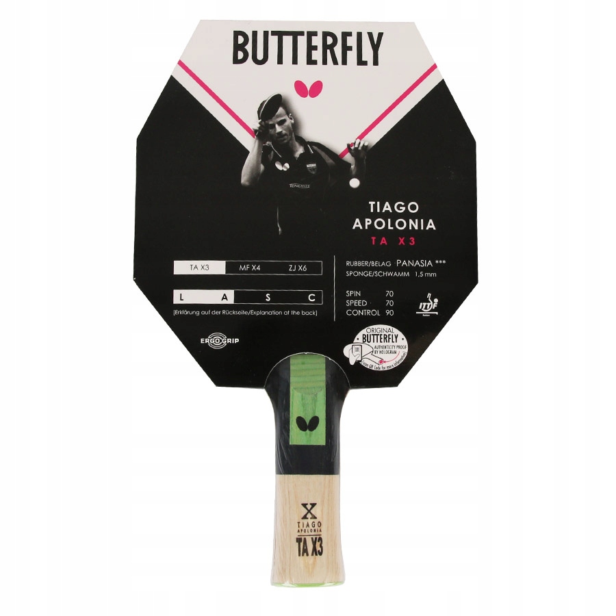 Butterfly Tiago Apolonia TAX3 Raketa