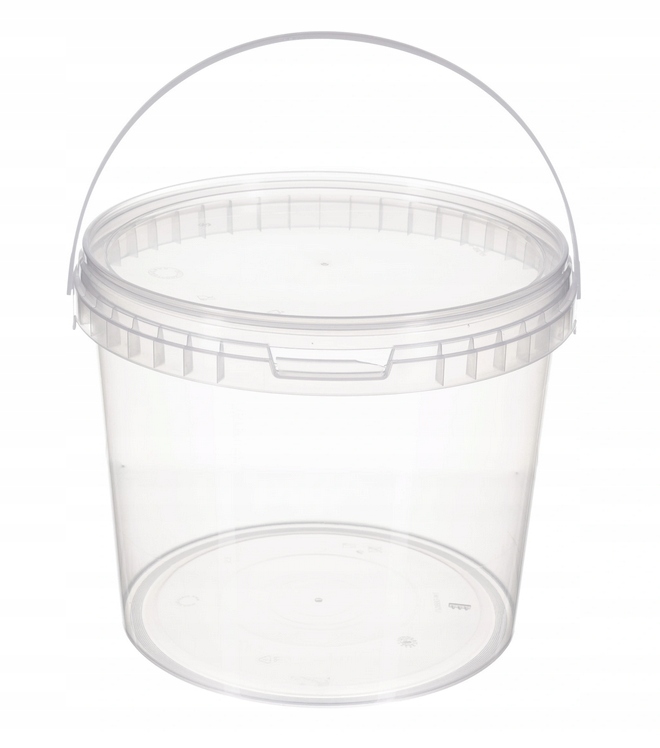 WIADRO WIADERKO PLASTIKOWE Z POKRYWKĄ 3 L ATEST