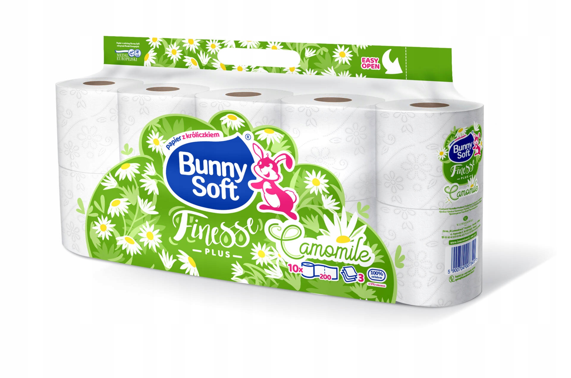 

Bunny Soft Finesse Plus Papier toaletowy 3W 10szt.