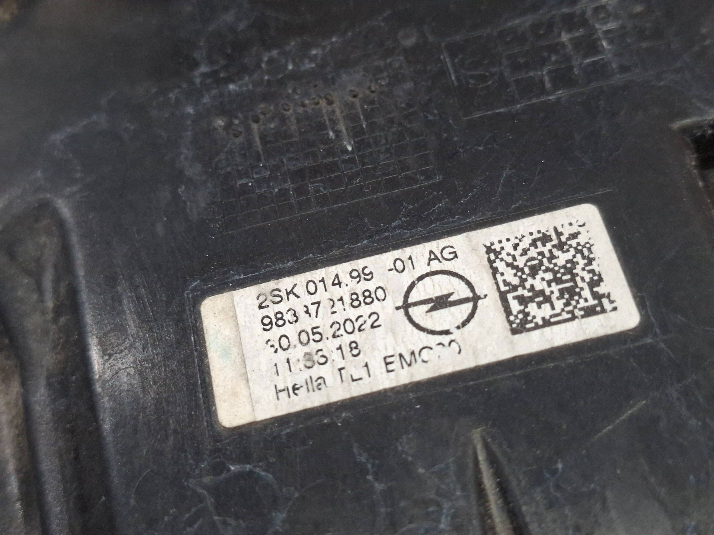 light rear left 9838721880 OPEL MOKKA B 2020