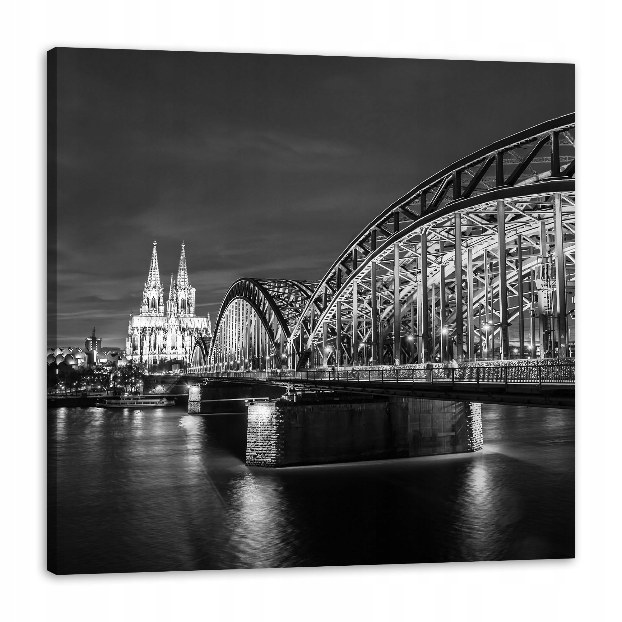 Obraz Canvas Architektura Kolín Mono 80x80 cm