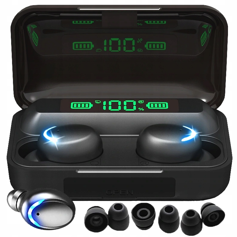 

Słuchawki Bezprzewodowe Bluetooth 5.1 Powerbank