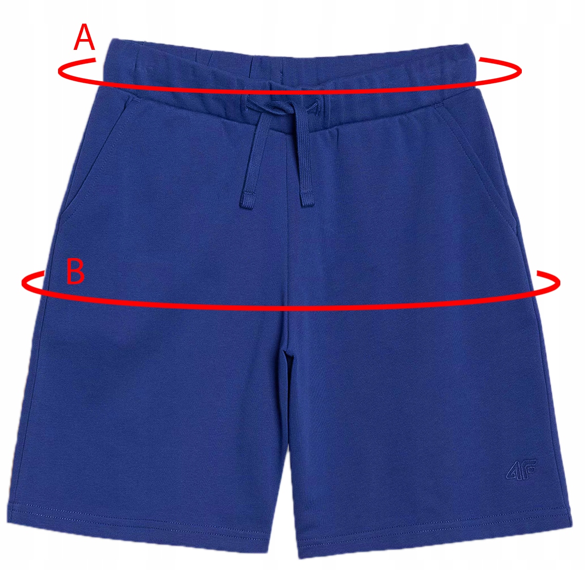 KRÓTKIE SPODENKI CHŁOPIĘCE 4F DRESOWE DZIECIĘCE SPORTOWE M627 BAWEŁNA 152 Długość przed kolano